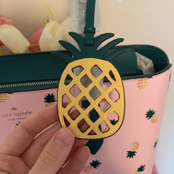 Nwt Kate spade Marlee pineapples printed tote bag - Picture 4 of 9